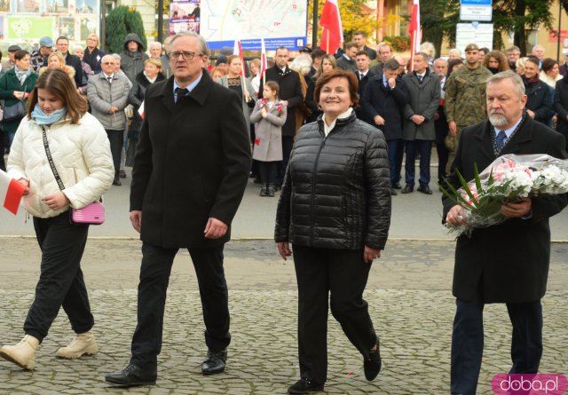 Uroczystości Święta Niepodległości pod Pomnikiem Poległym za Ojczyznę w Ząbkowicach Śląskich 