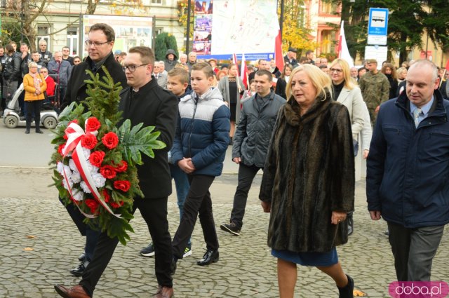 Uroczystości Święta Niepodległości pod Pomnikiem Poległym za Ojczyznę w Ząbkowicach Śląskich 