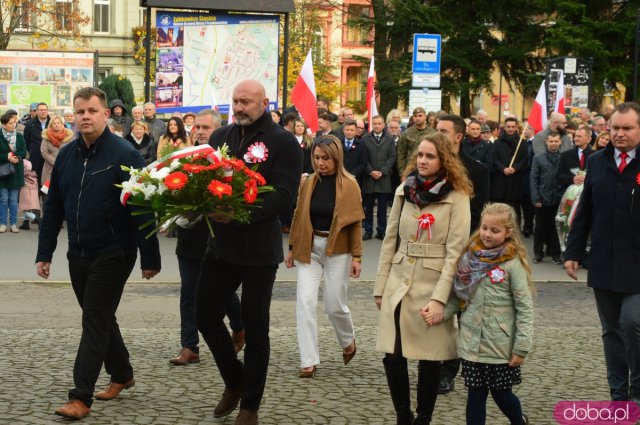 Uroczystości Święta Niepodległości pod Pomnikiem Poległym za Ojczyznę w Ząbkowicach Śląskich 