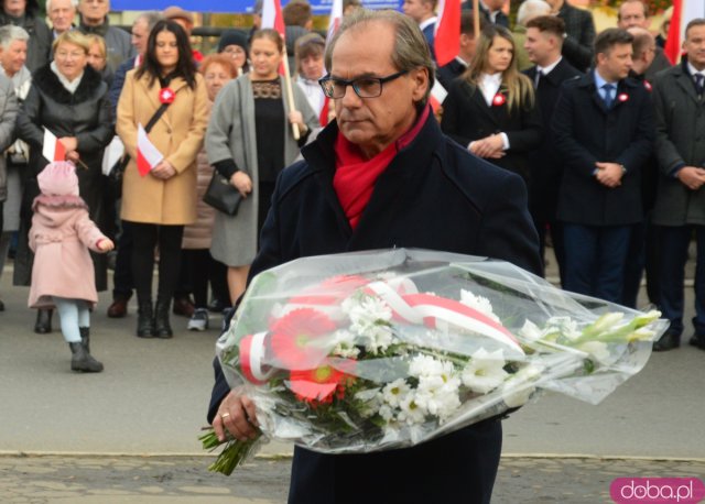 Uroczystości Święta Niepodległości pod Pomnikiem Poległym za Ojczyznę w Ząbkowicach Śląskich 