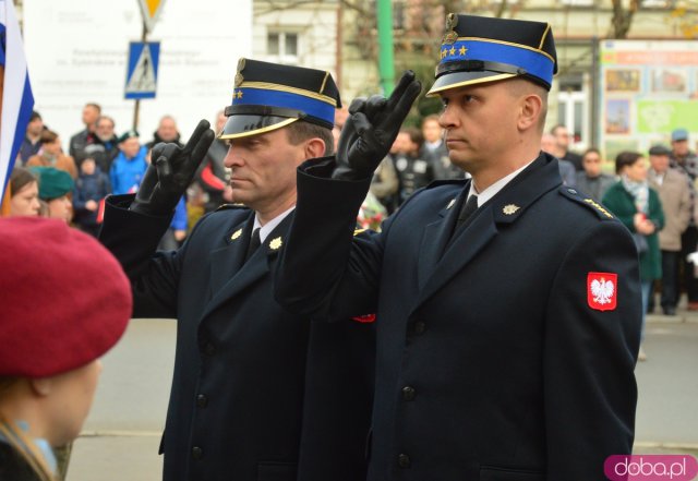 Uroczystości Święta Niepodległości pod Pomnikiem Poległym za Ojczyznę w Ząbkowicach Śląskich 