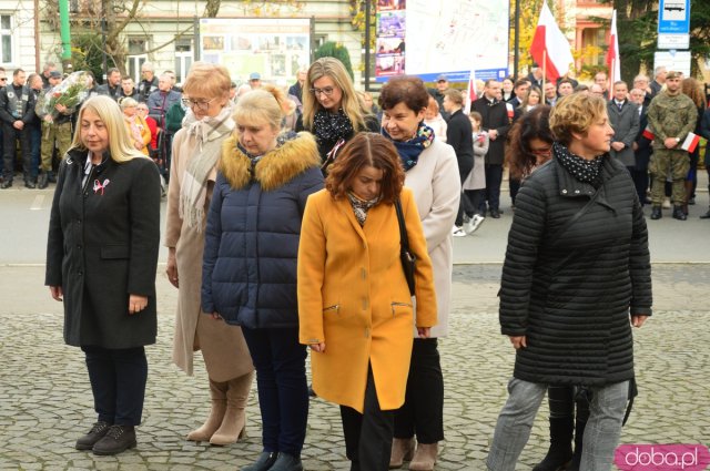 Uroczystości Święta Niepodległości pod Pomnikiem Poległym za Ojczyznę w Ząbkowicach Śląskich 