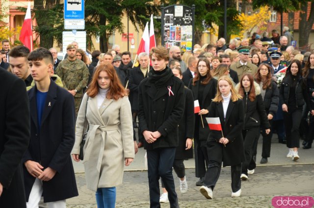 Uroczystości Święta Niepodległości pod Pomnikiem Poległym za Ojczyznę w Ząbkowicach Śląskich 