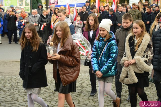 Uroczystości Święta Niepodległości pod Pomnikiem Poległym za Ojczyznę w Ząbkowicach Śląskich 