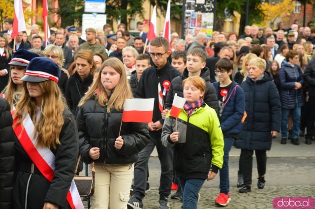 Uroczystości Święta Niepodległości pod Pomnikiem Poległym za Ojczyznę w Ząbkowicach Śląskich 