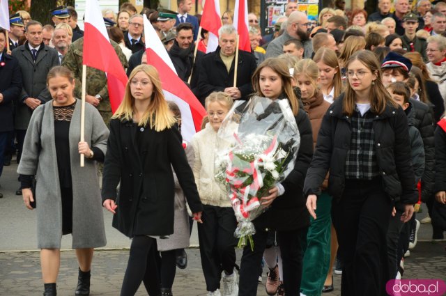 Uroczystości Święta Niepodległości pod Pomnikiem Poległym za Ojczyznę w Ząbkowicach Śląskich 