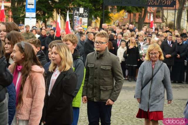 Uroczystości Święta Niepodległości pod Pomnikiem Poległym za Ojczyznę w Ząbkowicach Śląskich 