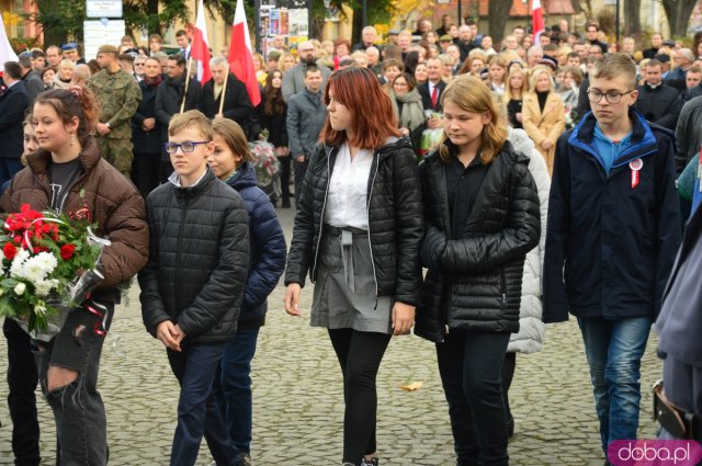 Uroczystości Święta Niepodległości pod Pomnikiem Poległym za Ojczyznę w Ząbkowicach Śląskich 