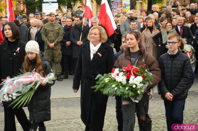 Uroczystości Święta Niepodległości pod Pomnikiem Poległym za Ojczyznę w Ząbkowicach Śląskich 