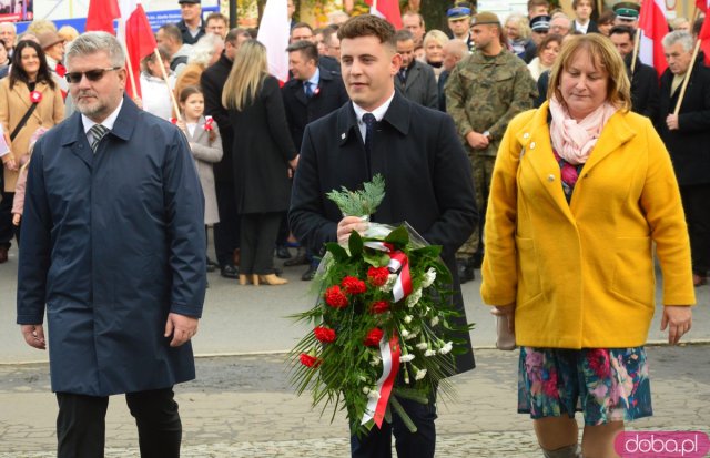 Uroczystości Święta Niepodległości pod Pomnikiem Poległym za Ojczyznę w Ząbkowicach Śląskich 