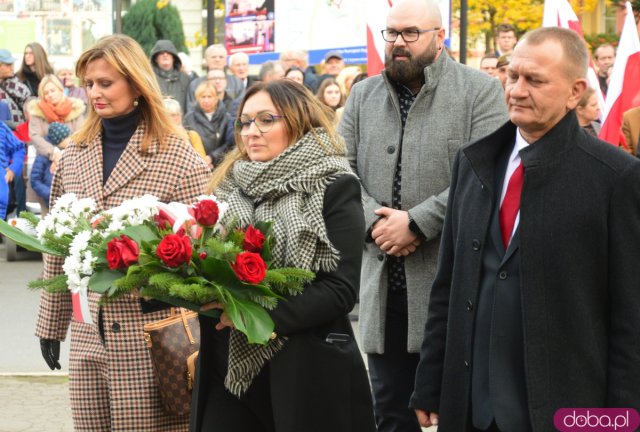 Uroczystości Święta Niepodległości pod Pomnikiem Poległym za Ojczyznę w Ząbkowicach Śląskich 