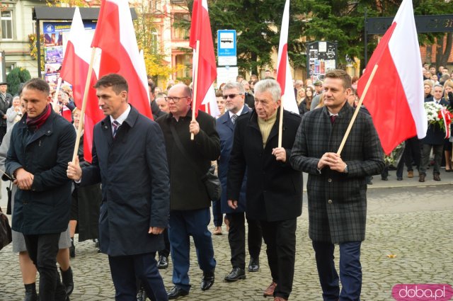 Uroczystości Święta Niepodległości pod Pomnikiem Poległym za Ojczyznę w Ząbkowicach Śląskich 