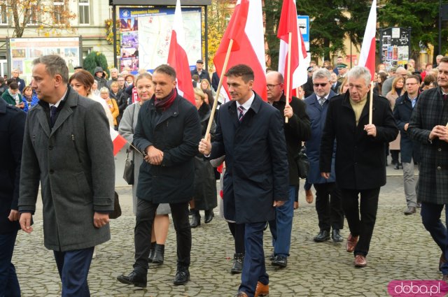 Uroczystości Święta Niepodległości pod Pomnikiem Poległym za Ojczyznę w Ząbkowicach Śląskich 