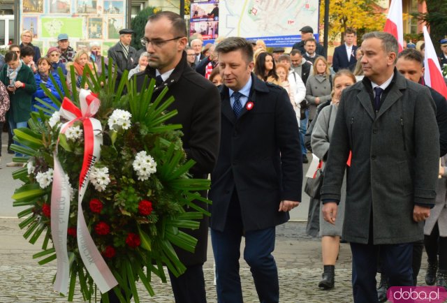 Uroczystości Święta Niepodległości pod Pomnikiem Poległym za Ojczyznę w Ząbkowicach Śląskich 