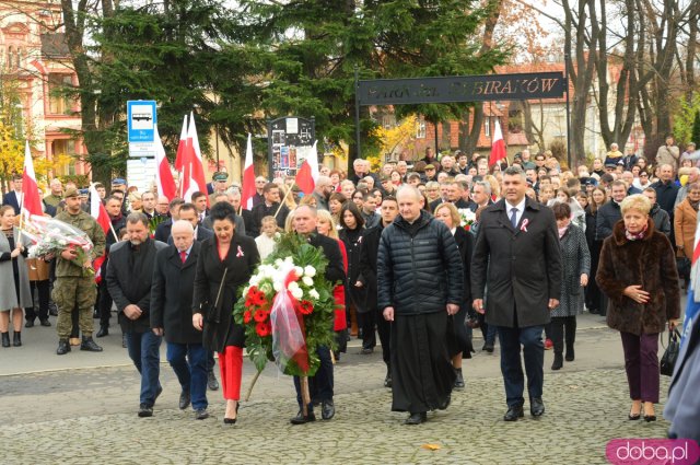 Uroczystości Święta Niepodległości pod Pomnikiem Poległym za Ojczyznę w Ząbkowicach Śląskich 