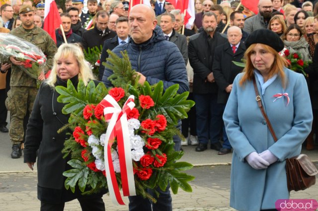 Uroczystości Święta Niepodległości pod Pomnikiem Poległym za Ojczyznę w Ząbkowicach Śląskich 