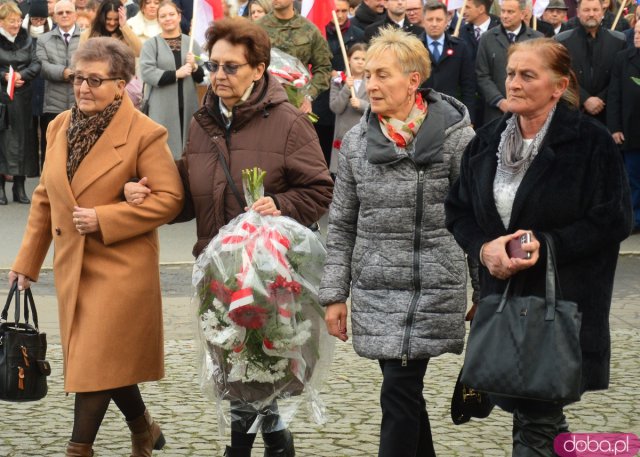 Uroczystości Święta Niepodległości pod Pomnikiem Poległym za Ojczyznę w Ząbkowicach Śląskich 