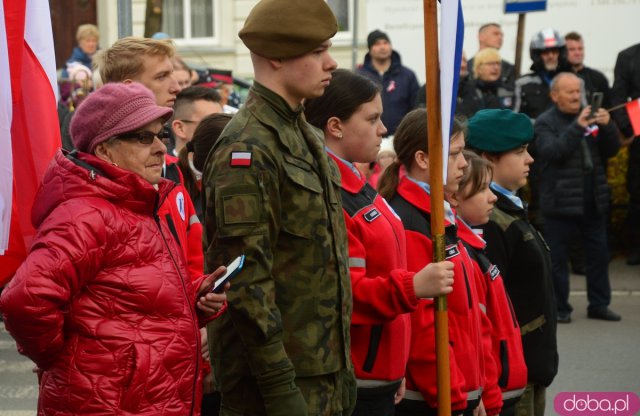 Uroczystości Święta Niepodległości pod Pomnikiem Poległym za Ojczyznę w Ząbkowicach Śląskich 