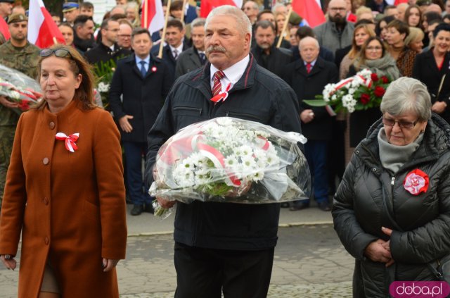 Uroczystości Święta Niepodległości pod Pomnikiem Poległym za Ojczyznę w Ząbkowicach Śląskich 