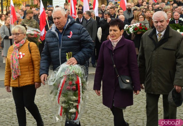 Uroczystości Święta Niepodległości pod Pomnikiem Poległym za Ojczyznę w Ząbkowicach Śląskich 