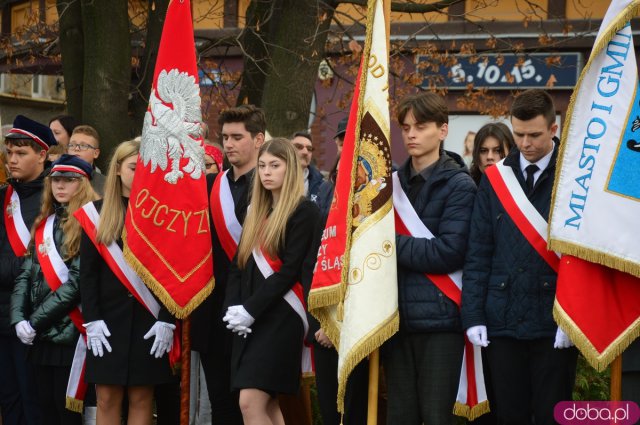 Uroczystości Święta Niepodległości pod Pomnikiem Poległym za Ojczyznę w Ząbkowicach Śląskich 