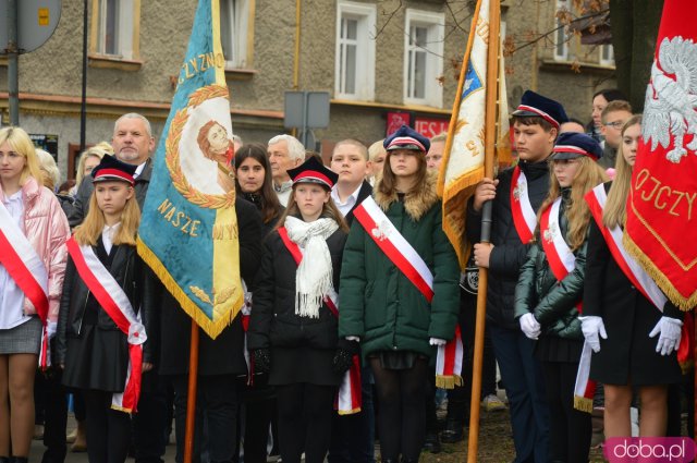 Uroczystości Święta Niepodległości pod Pomnikiem Poległym za Ojczyznę w Ząbkowicach Śląskich 