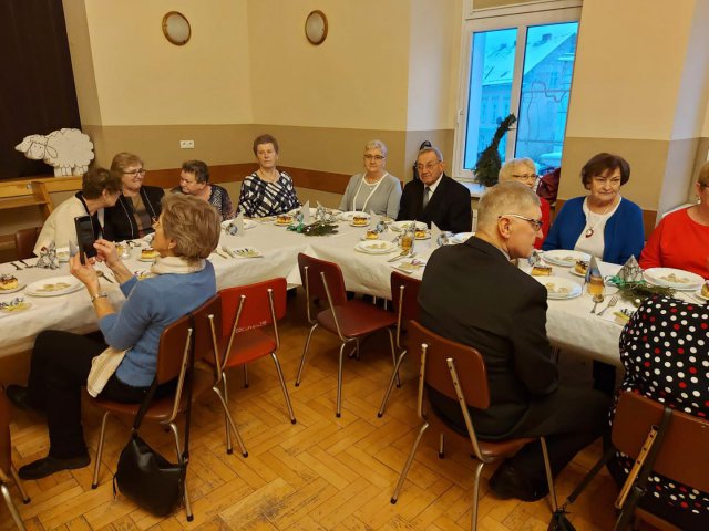Wigilia Klubu Seniora z Kamieńca Ząbkowickiego