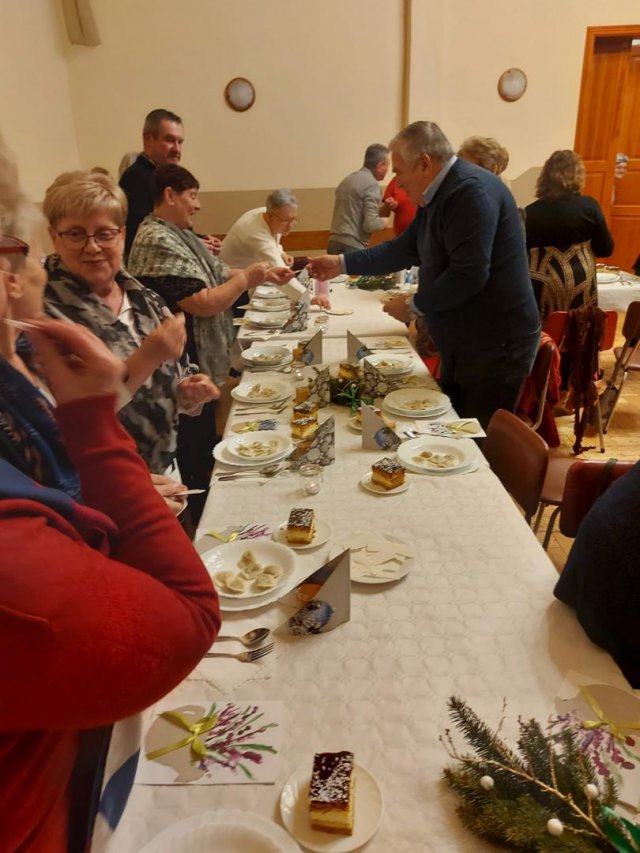 Wigilia Klubu Seniora z Kamieńca Ząbkowickiego