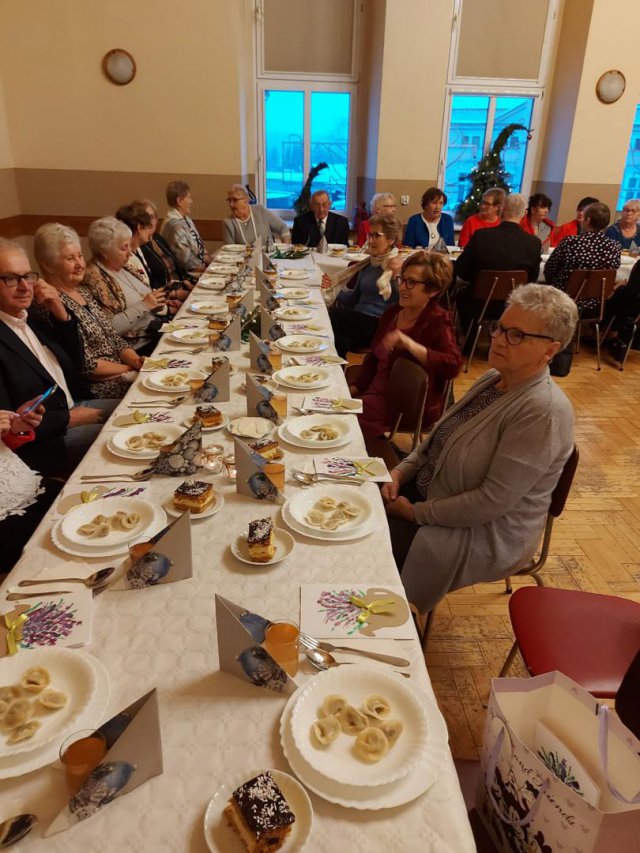 Wigilia Klubu Seniora z Kamieńca Ząbkowickiego