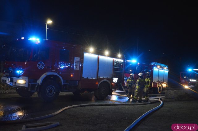 Pożar domu w Kamieńcu Ząbkowickim