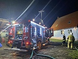 Pożar domu w Czesławicach