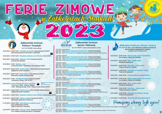 Ząbkowice Śl.: Pierwszy tydzień ferii zimowych za nami