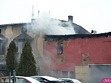 Pożar w budynku starej cegielni