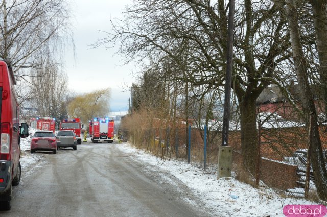 Pożar w budynku starej cegielni