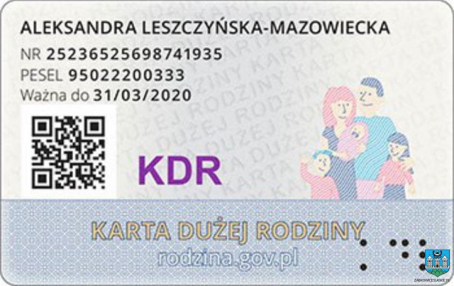 karta dużej rodziny