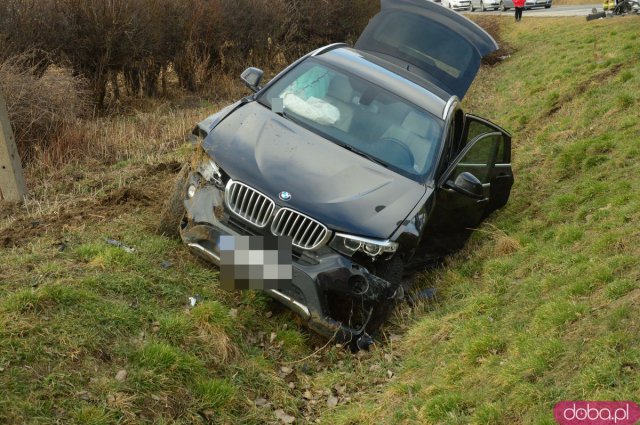 Zderzenie trzech osobówek na skrzyżowaniu dk8 i zjazdu na Tarnów