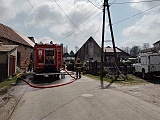 Pożar domu w Dębowcu