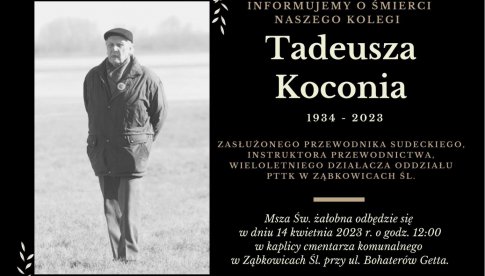 Zmarł Tadeusz Kocoń