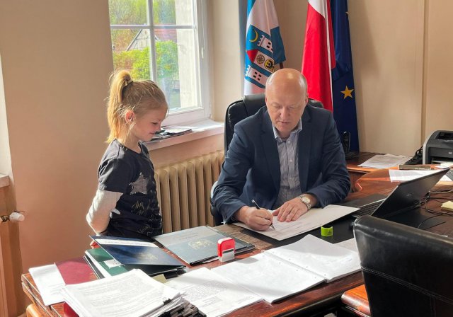 Uczniowie odwiedzili Urząd Miejski w Ziębicach