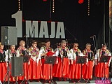 Pochód pierwszomajowy w Srebrnej Górze