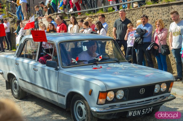 Pochód pierwszomajowy w Srebrnej Górze