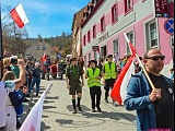 Pochód pierwszomajowy w Srebrnej Górze