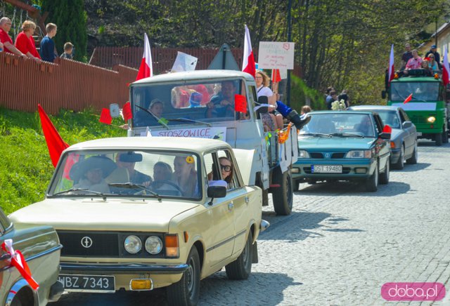 Pochód pierwszomajowy w Srebrnej Górze