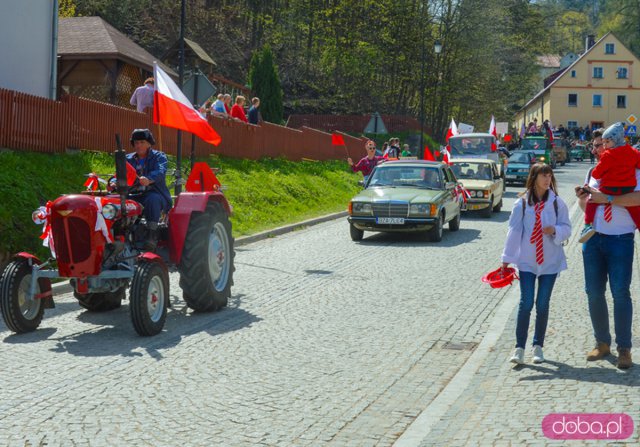 Pochód pierwszomajowy w Srebrnej Górze