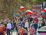 Pochód pierwszomajowy w Srebrnej Górze