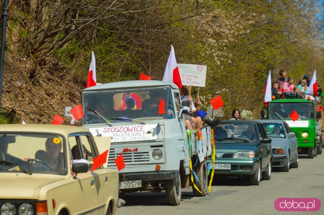 Pochód pierwszomajowy w Srebrnej Górze