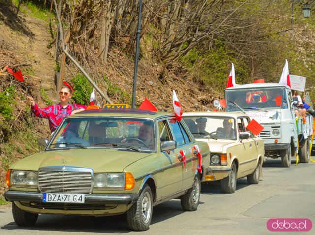 Pochód pierwszomajowy w Srebrnej Górze