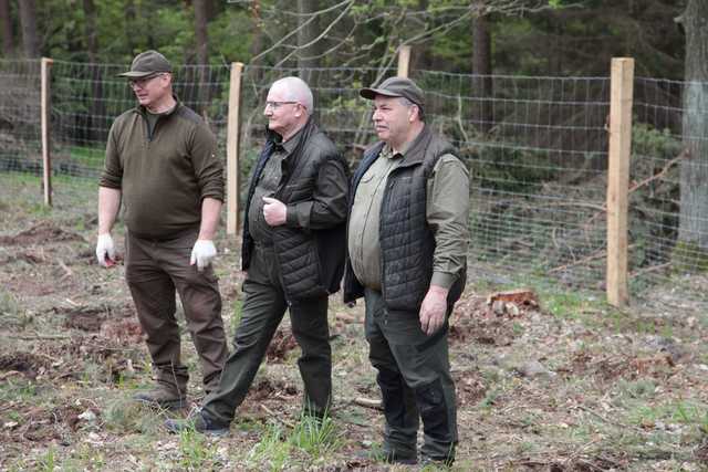 Zasadzili Las Pamięci Jana Pawła II w Nadleśnictwie Bardo