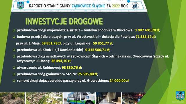 Burmistrz Ząbkowic Śląskich z absolutorium za 2022 rok