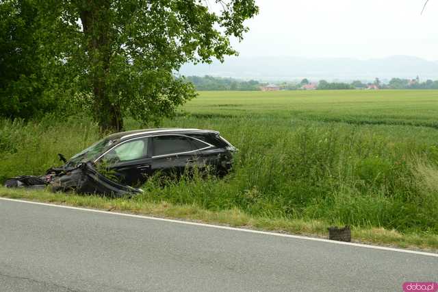 Zderzenie dwóch osobówek przed Kluczową
